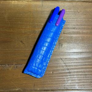 DHA ハンドメイド レザー 革 ペンケース 手縫い ボールペン 万年筆 62