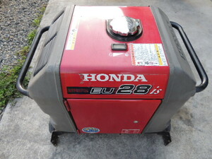 ホンダ HONDA 発電機 インバーター EU28is 2.8KVA 実働品 発送不可 引取限定 埼玉鴻巣 レース キャンプ イベント キッチンカー 出店 溶接