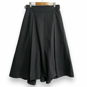 美品 21SS 3.1 Phillip Lim 3.1フィリップリム バックル ひざ下丈 フレアスカート 2 ブラック