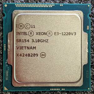 【中古】Intel XEON E3-1220V3 [Haswell LGA1150]