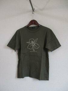 ineカーキプリントTシャツ（USED）60116