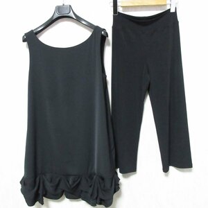 美品 DAISY LIN デイジーリン フォクシー Tulip Leggings Tunic レギンス+チュニック セットアップ 06068 42 ブラック ◆