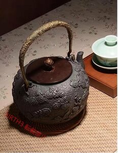 特売！品質保証★鋳鉄製ティーポット純粋な手水を沸かして茶を煮る茶具 鉄瓶