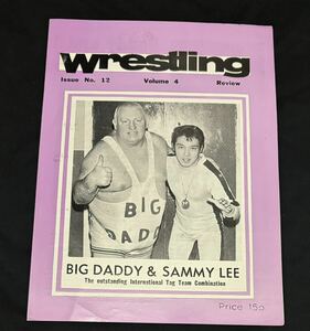 サミーリー｛タイガーマスク 佐山聡｝掲載 1980年代　イギリスレスリング大会プログラム