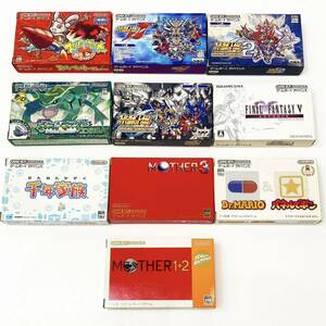 GBA GAME BOY advance ゲームボーイアドバンス 空箱 10点 MOTHER 1＋2 3 ポケットモンスター パネルでポン 千年家族 他 alp色