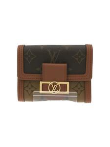 LOUIS VUITTON◆ルイヴィトン/三つ折り財布/ポルト・フォイユ・ドーフィーヌコンパクト/M68725/モノグラム