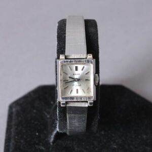 美品 RADO ラドー 腕時計 A517834 23g レディース シルバー 手巻き ウォッチ ホワイト文字盤 ジャンク #N※727