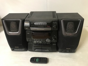 浜/Panasonic/パナソニック/システムコンポ/SC-AK20/SB-AK20/5CDステレオシステム/2Wayスピーカーペア/通電確認済み/浜2.22-95後