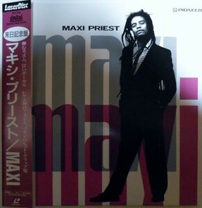 0/国内盤中古LD☆マキシ・プリースト(MAXI PRIEST)「MAXI」クリップ集☆ラヴァーズ・ロック／レゲエ☆25分・解説ライナー・帯つき