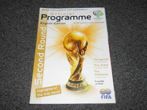 2006 FIFA WORLD CUP GERMANY Official Programme　ドイツW杯　English Edition　バラック　ベッカム　中田英寿　フィーゴ　シェフチェンコ