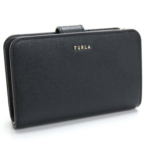 【新品・未使用】フルラ FURLA BABYLON バビロン 2つ折り財布 コンパクト財布 PCX9UNO B30000 O6000 NERO ブラック レディース