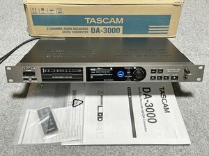 TASCAM DA-3000 Ver2.05 元箱/リモコン/取説付 AD/DAコンバーター マスターレコーダー 動作品 美品