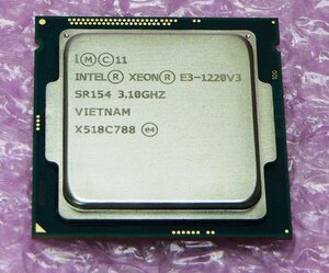 中古CPU Intel Xeon E3-1220 V3 3.1GHz SR154