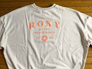 ロキシー ROXY 薄手トレーナー ベージュ M バックロゴ