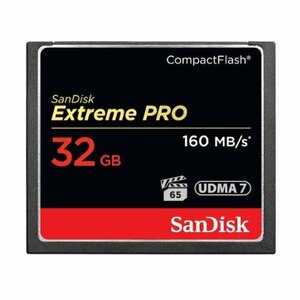 新品 SanDisk CFカード 32GB Extreme Pro 最大160MB/s