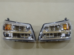 美品 ハイゼット トラック S500P S510P 後期 左右 ヘッドライト LED 右 左 ヘッドランプ STANLEY W6848 ピクシス S500U サンバー S500J