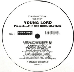 アングラ Young Lord - The Red Book Masters