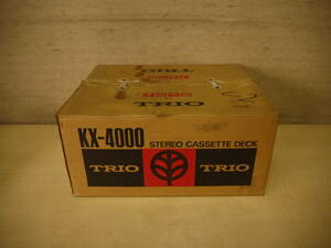 TRIO トリオ KX-4000 カセットデッキ 現状品 