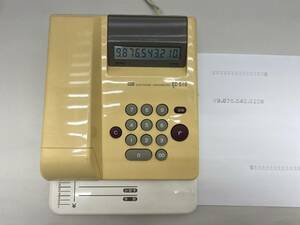 印字OK MAX EC-510 マックス チェックライター 最大印字桁数10桁■OA機器 事務手形 小切手
