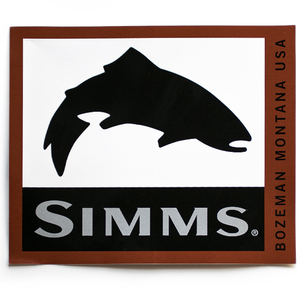SIMMS シムス スクエア ステッカー Lサイズ