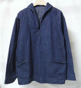 20SS WAREHOUSE ウエアハウス Lot 2141 USN DENIM PULLOVER JACKET OR デニム プルオーバー ジャケット 40