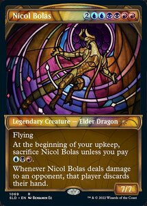 MTG ■金/英語版■ 《ニコル・ボーラス/Nicol Bolas》★テクスチャーFOIL★ Secret Lair SLD