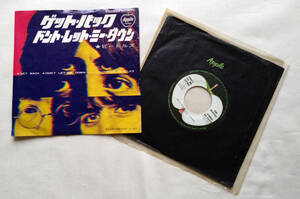 【再生確認済★7inch】THE BEATLES/ビートルズ『GET BACK/DON