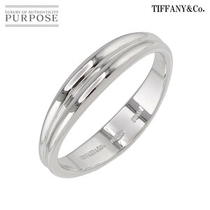 ティファニー TIFFANY&CO. ダブル ウェーブ 12号 リング K18 WG ホワイトゴールド 750 指輪 Double wave Band Ring 90216800