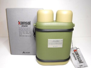 未使用 Kansai attache 二つ口まほうびん BW-1001K 水筒 キャンプ アウトドア 発送60サイズ