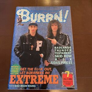 BURRN! 91年７月　　エクストリーム、Mr.Big ジューダスプリースト　他