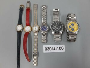 0304U100　時計　腕時計　ジャンク品　おまとめ　SEIKO　DIOR　GUESS　など　刻印あり　