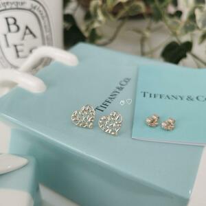 送料無料　現行販売品　ティファニー　オリーブリーフハートピアス　スターリングシルバー　パロマピカソ　TIFFANY&Co.