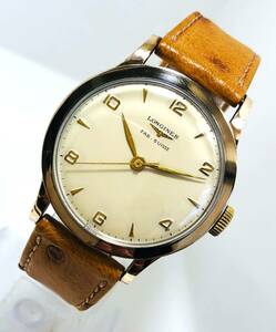 ◆時計(サ60)◆『WH-1037』★ LONGINES (ロンジン)★6427‐1 241★ FAB-SUISSE リーフニードル★IVTAR★稼働品★