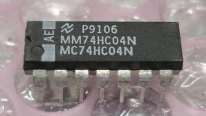 NS (National Semiconductor) MM74HC04N / MC74HC04N [5個組].HI64