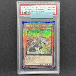 PSA10 遊戯王 英語 風霊媒師ウィン 1st ROTD スターライト 海外 (2020 YU-GI-Oh! Rise of the Duelist Wynn the Wind Channeler Starlight