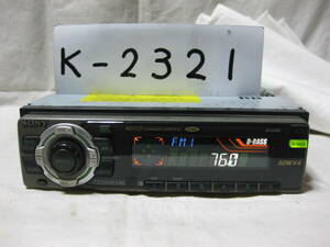 K-2321　SONY　ソニー　XR-C2400　1Dサイズ　カセットデッキ　テープデッキ　故障品