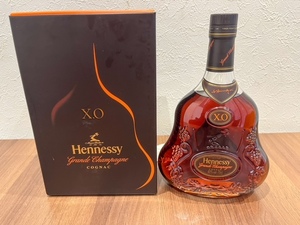 【10479】 未開栓 Hennessy ヘネシー XO グランド シャンパーニュ コニャック　700ml 40%　箱付き ブランデー 洋酒 古酒 自宅保管品