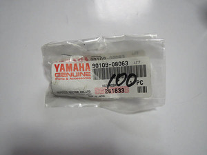 ヤマハ 純正 ブレーキシュープレートボルト 90109-08063 メイト50 SRV250 TZR125 YZ125 YZ80 送料185円