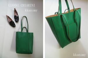 GIANNI CHIARINIジャンニ キアリーニ*SUPERLIGHTスーパーライト2WAYレザートートバッグ