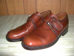 超美品 FLORSHEIM IMPERIAL フローシャイムインペリアル ドレスビジネスシューズ　サイズ8E（約26.0cm) USAアメリカ製 茶色 本革 革靴 