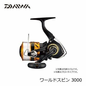 DAIWA　ダイワ　17WORLD　SPIN　ワールドスピン　3000　daiwa　スピニング　入門　糸付　スピニングリール　ダイワリール　252546①