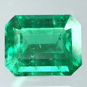 (天然エメラルド0.368ct)a約4.9×3.9mmソーティング付 ルース 裸石 宝石 ジュエリーjewerly emerald i