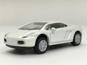 ■★ジョージア　ランボルギーニ　ミニチュアカーコレクション　GALLARDO（ガヤルド）（ホワイト／KYOSHO／1：100スケール） 