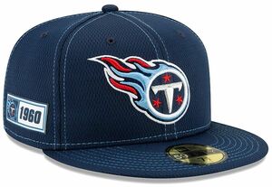 【7】 限定 100周年記念モデル NEWERA ニューエラ TITANS ネテシス タイタンズ 紺 59Fifty キャップ 帽子 NFL アメフト USA正規品 公式