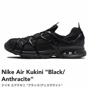 Nike Air Kukini ナイキ　エアクキニ/トリプルブラック
