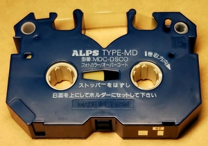 ALPS　マイクロドライインクカセット　フォトカラー　オーバーコート　MDC-DSCO　※中古・箱なし　アルプス電気　MD-INK