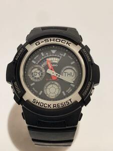 CASIO◆クォーツ腕時計・G-SHOCK/デジアナ/BLK