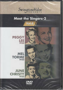 DVD◆新品・送料無料◆Meet the Singers-2/ペギー・リー1950/メル・トーメ1950/ジューン・クリスティ1950 ev1034