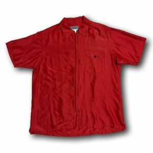 2004SS Yohji Yamamoto POUR HOMME Silk Zip Up Shirt archive raf simons helmut lang garcons ヨウジヤマモト 04ss シャツ ジャケット