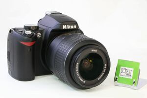 極上品■Nikon D60 + AF-S DX NIKKOR 18-55mm F3.5-5.6G VR■ショット数わずか167回■バッテリーなし・チャージャーなし■EE1135